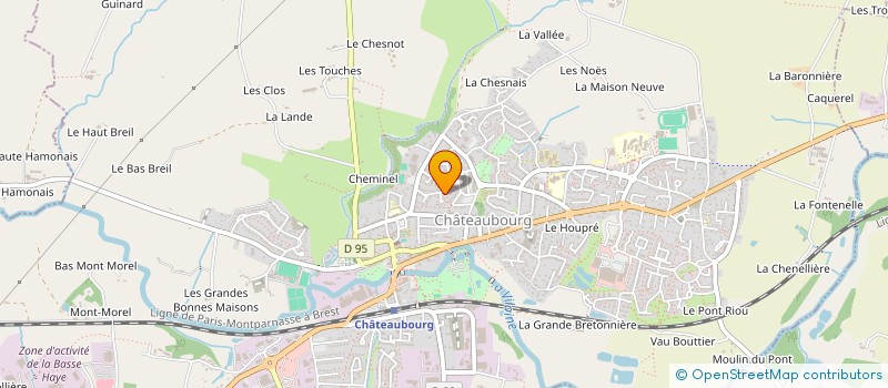 localisation de l'entreprise SDM  CHATEAUBOURG