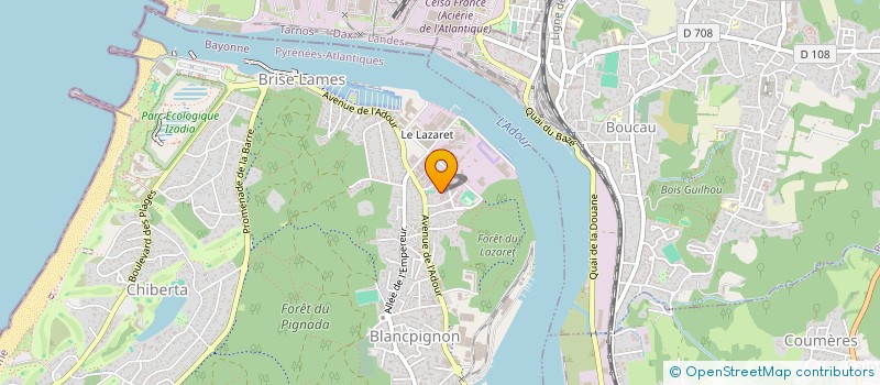 localisation de l'entreprise SDM à ANGLET