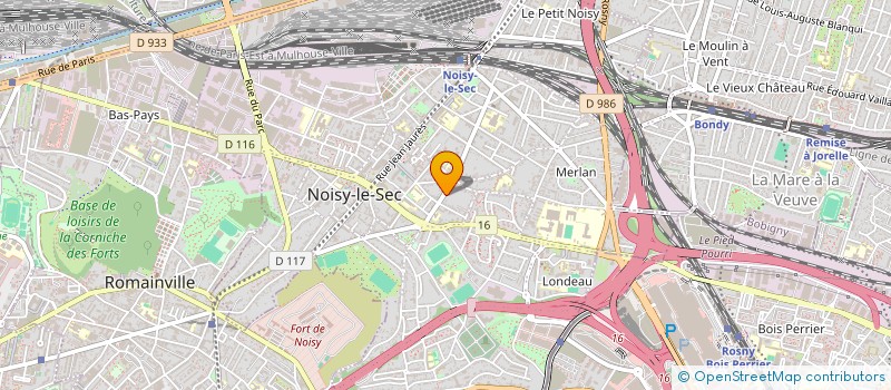 localisation de l'entreprise SDM à NOISY-LE-SEC