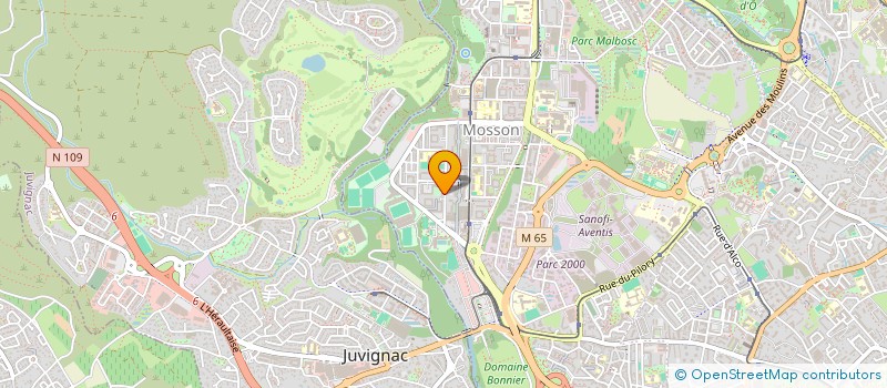 localisation de l'entreprise SDM à MONTPELLIER