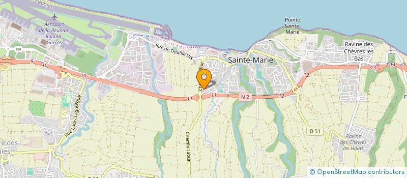 localisation de l'entreprise SDM à SAINTE-MARIE