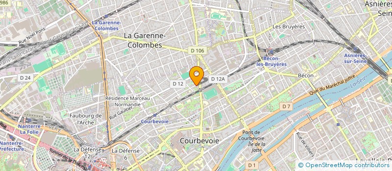 localisation de l'entreprise SDM à COURBEVOIE