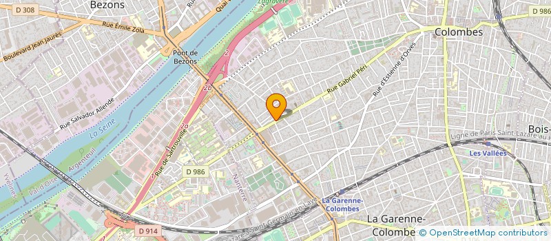 localisation de l'entreprise SDM ASSISTANCE à COLOMBES