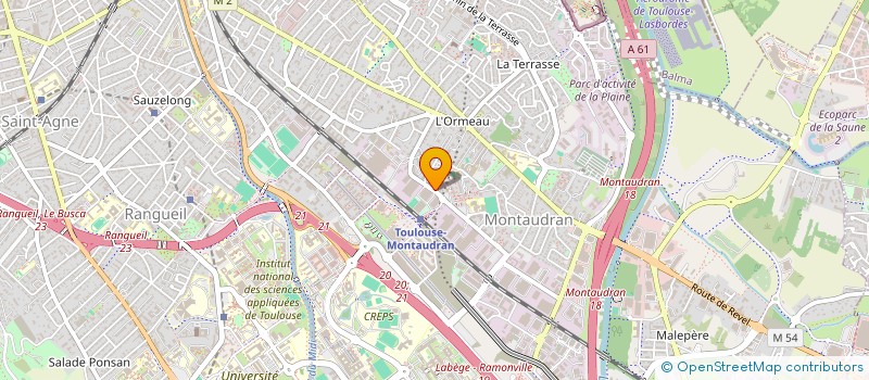 localisation de l'entreprise SDM COFFRAGE ETAIEMENT à TOULOUSE