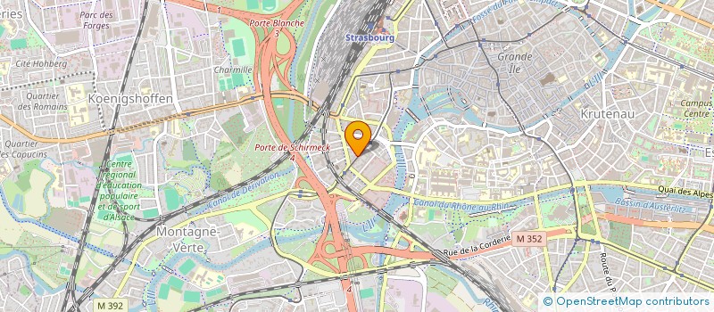 localisation de l'entreprise SDM CONSTRUCTION à STRASBOURG