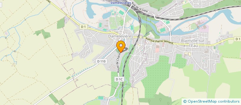 localisation de l'entreprise SDM CONSTRUCTION  DAMELEVIERES