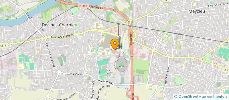 localisation de l'entreprise SDM GROUPE  DECINES-CHARPIEU