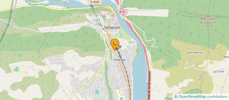 localisation de l'entreprise SDM L AIGLON à SISTERON