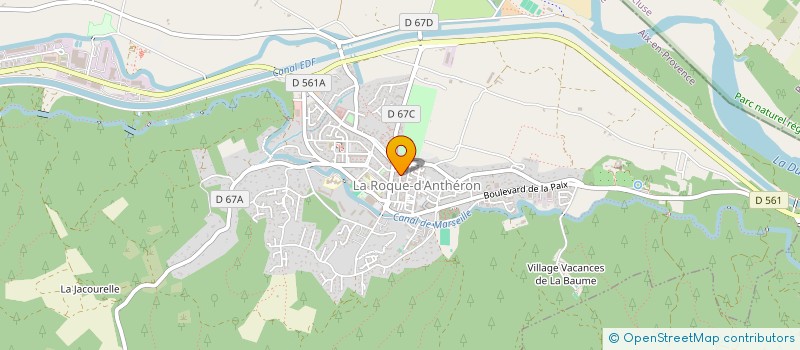 localisation de l'entreprise SDM LUBERON à LA ROQUE-D'ANTHERON