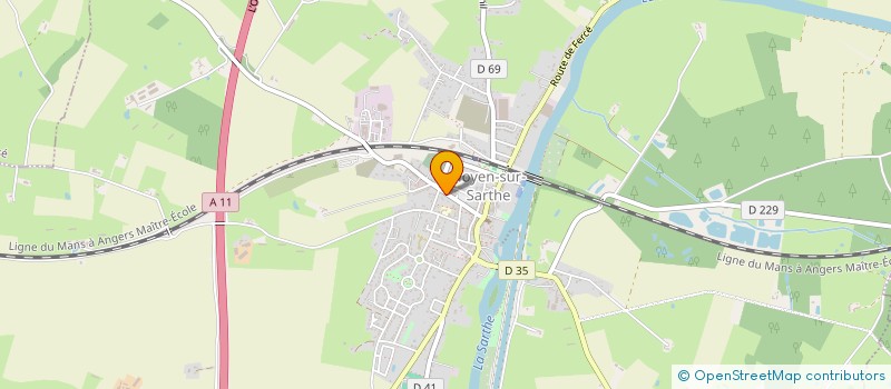 localisation de l'entreprise SDM MULTISERVICE  NOYEN-SUR-SARTHE