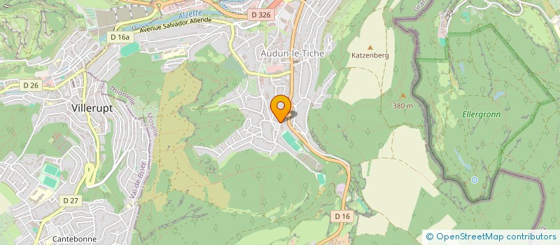 localisation de l'entreprise SDM SCI à AUDUN-LE-TICHE