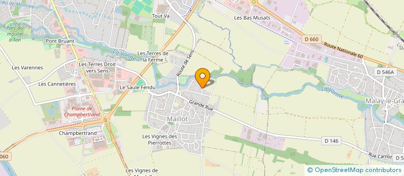 localisation de l'entreprise SDM TROYES  MAILLOT