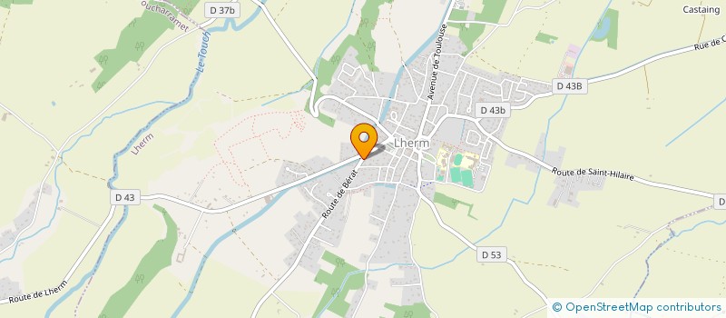 localisation de l'entreprise SDM VACANCES à LHERM