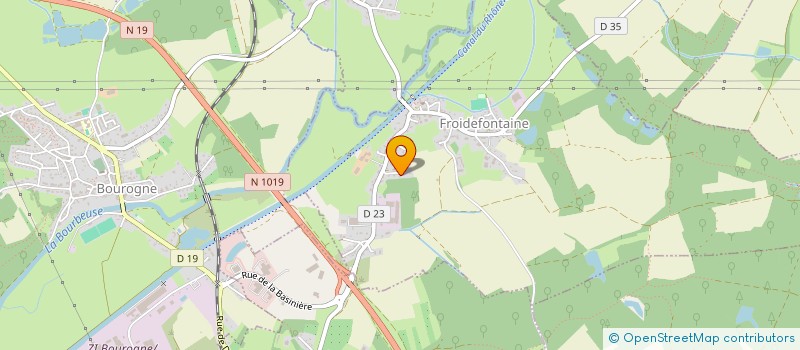localisation de l'entreprise SDMA à FROIDEFONTAINE