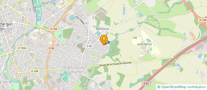 localisation de l'entreprise SDMAT BTP (SOCIETE DISTRIBUTION MATERIEL BATIMENT ET TRAVAUX PUBLICS) à LA ROCHE-SUR-YON