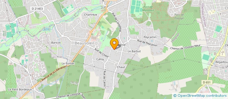 localisation de l'entreprise SDMB  GRADIGNAN