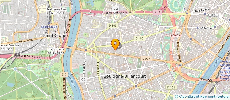 localisation de l'entreprise SDMC à BOULOGNE-BILLANCOURT
