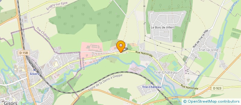 localisation de l'entreprise SDMCL  TRIE-CHATEAU