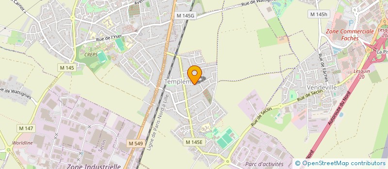 localisation de l'entreprise SDMD PATRIMOINE  TEMPLEMARS