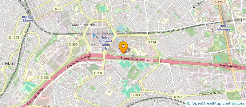 localisation de l'entreprise SDME à NOISY-LE-GRAND
