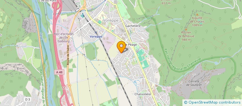 localisation de l'entreprise SDMELEC  VOREPPE