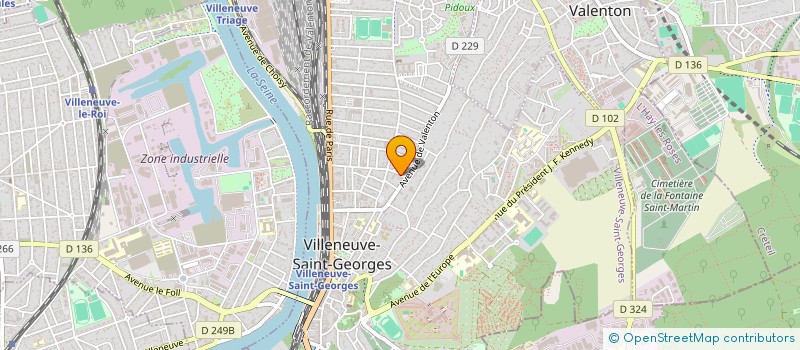 localisation de l'entreprise SDMN - VTC à VILLENEUVE-SAINT-GEORGES