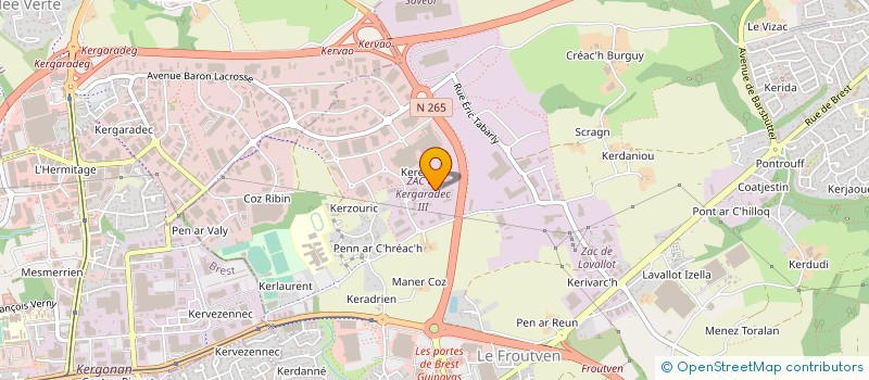 localisation de l'entreprise SDMO HOLDING  GUIPAVAS