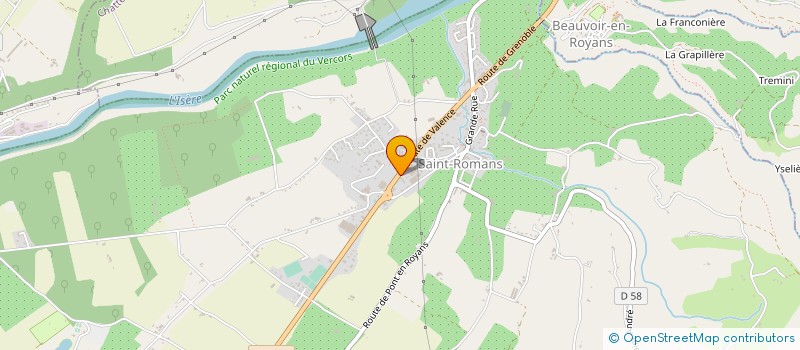 localisation de l'entreprise SDMS à SAINT-ROMANS