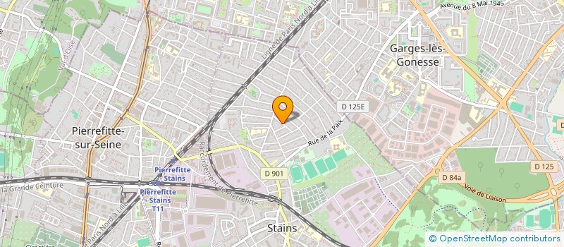 localisation de l'entreprise SDMS à STAINS