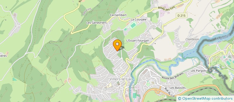 localisation de l'entreprise SDMT  VILLERS-LE-LAC