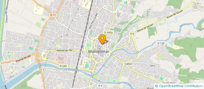 localisation de l'entreprise SDN à MONTELIMAR