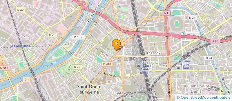 localisation de l'entreprise SDN  SAINT-DENIS