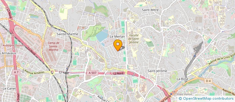 localisation de l'entreprise SDN BEAUTY à MARSEILLE