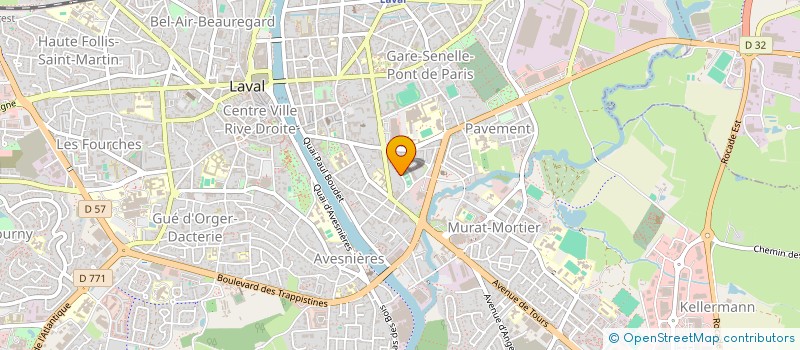 localisation de l'entreprise SDN IMMOBILIER à LAVAL