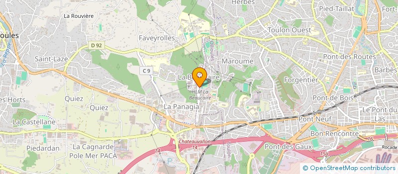 localisation de l'entreprise SDNET  TOULON