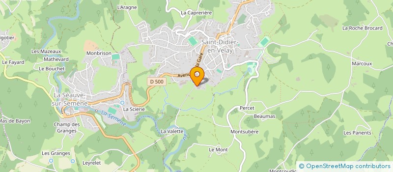 localisation de l'entreprise SDNI à SAINT-DIDIER-EN-VELAY