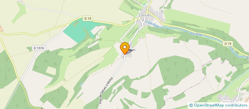 localisation de l'entreprise SDNM CAPITAL  SALIVES