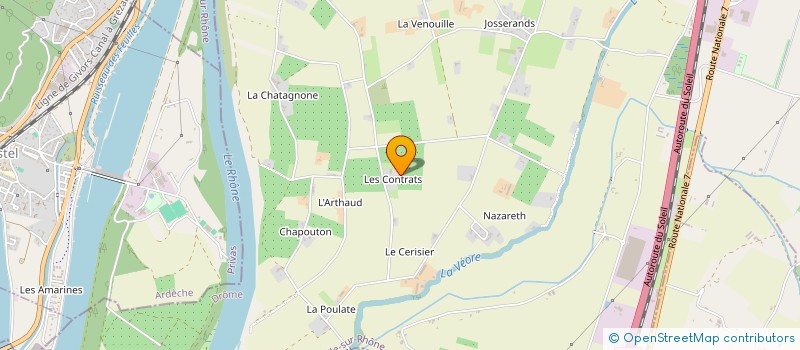 localisation de l'entreprise SDNR  ETOILE-SUR-RHONE
