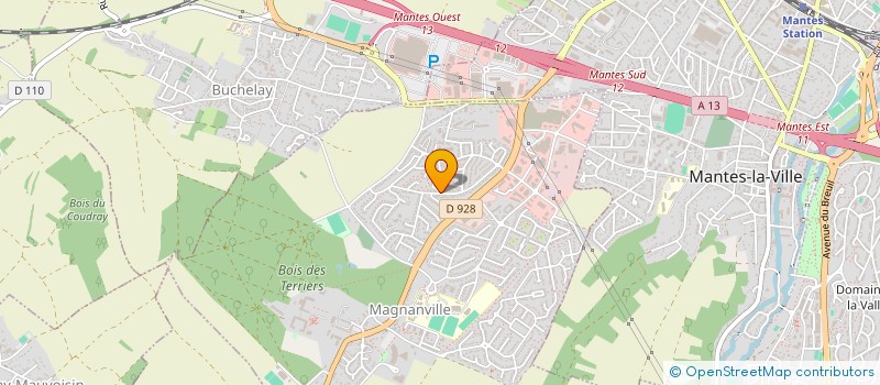 localisation de l'entreprise SDNS BUREAUTIQUE à MAGNANVILLE