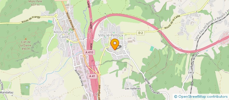 localisation de l'entreprise SDO  VILLY-LE-PELLOUX