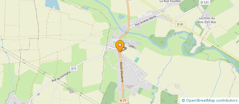 localisation de l'entreprise SDO ELECTRO à PONTIGNY