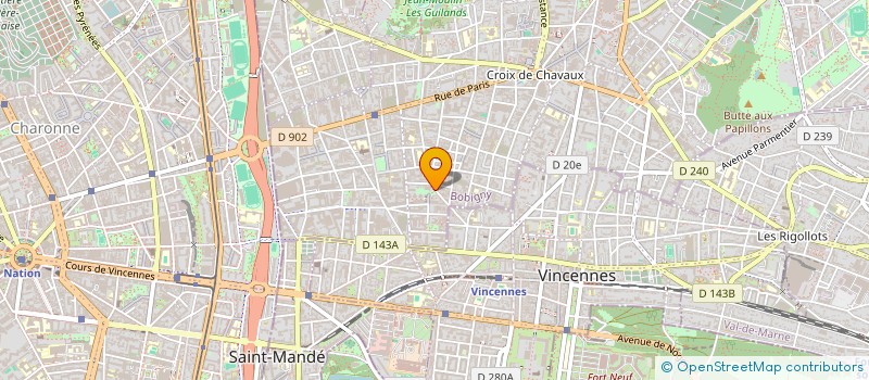 localisation de l'entreprise SDOM  MONTREUIL