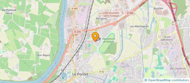 localisation de l'entreprise SDP  LE PONTET