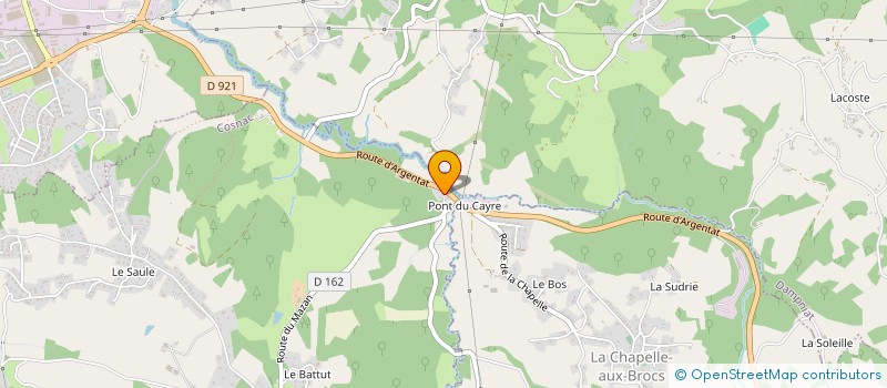 localisation de l'entreprise SDP  COSNAC