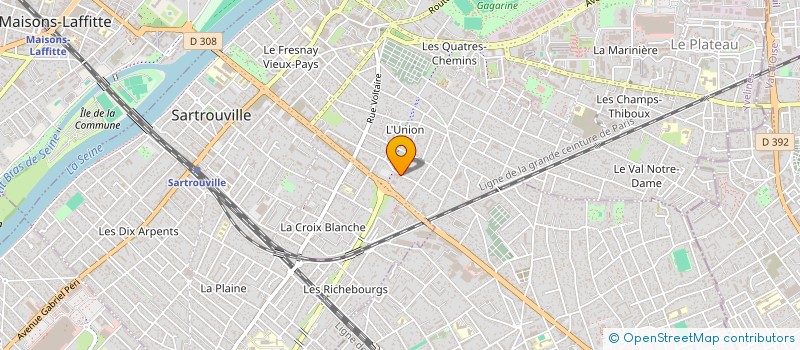 localisation de l'entreprise SDP  SARTROUVILLE