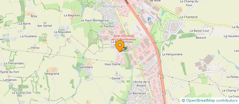 localisation de l'entreprise SDP à LA CHAPELLE-DES-FOUGERETZ