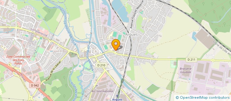 localisation de l'entreprise SDP à ARQUES