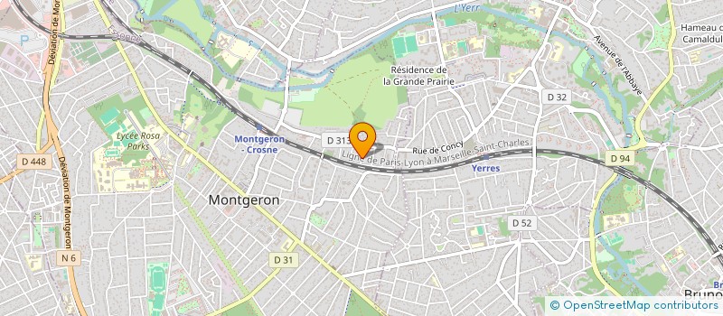 localisation de l'entreprise SDP EXPERTIZ à MONTGERON