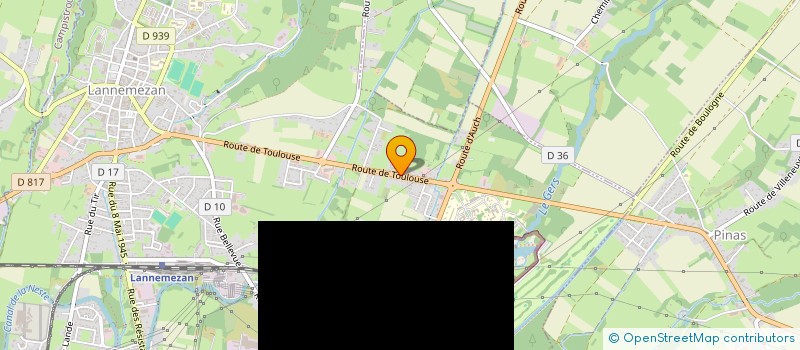localisation de l'entreprise SDP F. LOPEZ à LANNEMEZAN