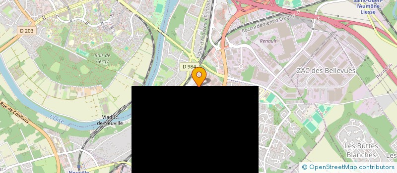 localisation de l'entreprise SDP FOOT  ERAGNY-SUR-OISE